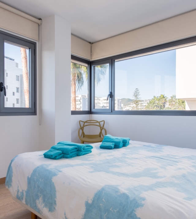 Resa Estates Ibiza for sale te koop apartment views Botafoch Talamanca bedoom 1 2.jpg